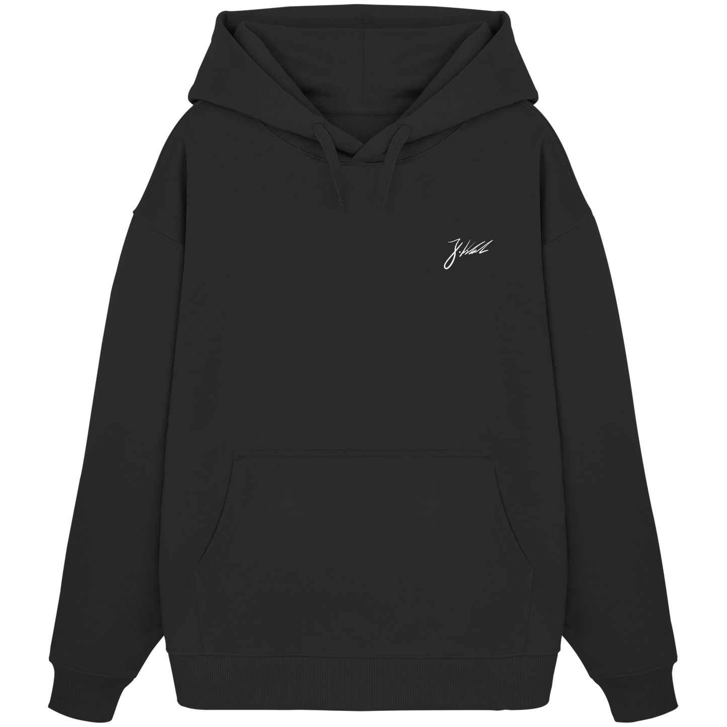 Schwarz zu Blau - Organic Oversize Hoodie